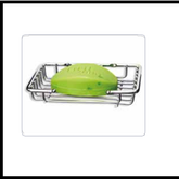 Trueliving_SOAP DISH(WALL MOUNTED)_Metal Silver *6''4''2''